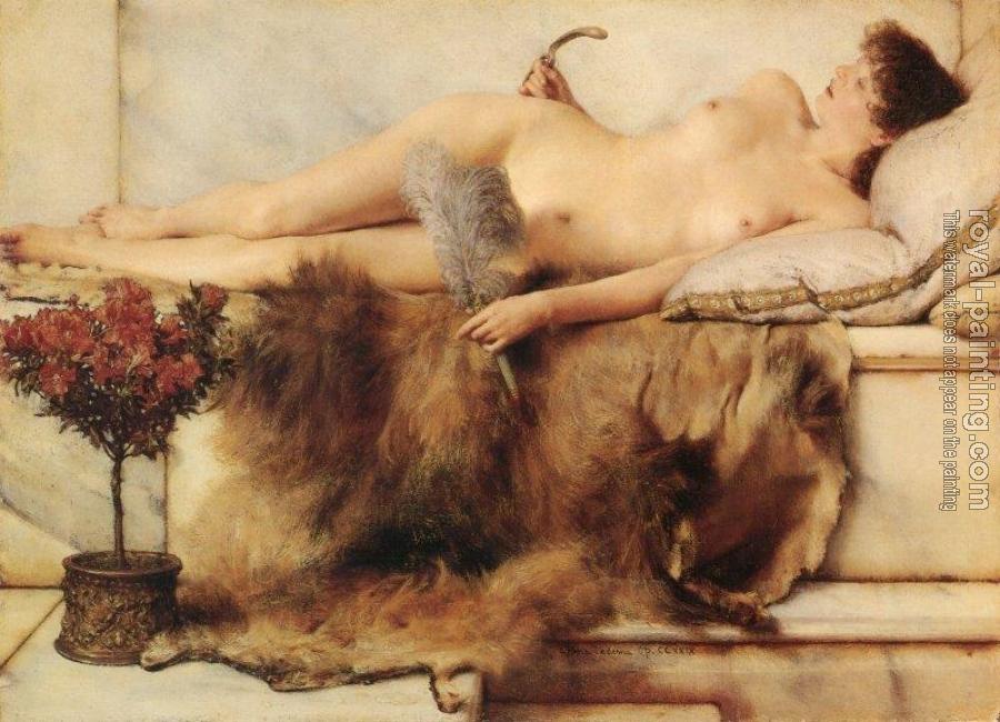 Sir Lawrence Alma-Tadema : In the Tepidarium Sir Lawrence Alma-Tadema : In the Tepidarium